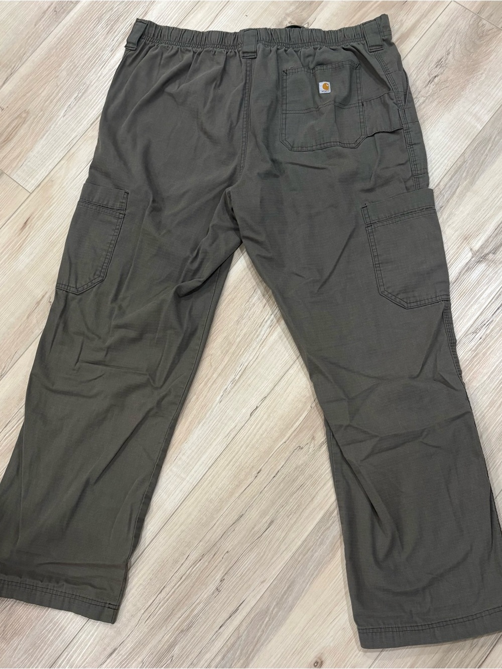 Carhartt Men’s Olive Green Cargo Work Scrub Pants